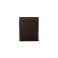 Brown Grained Leather Cardholder