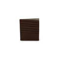 Brown Grained Leather Cardholder