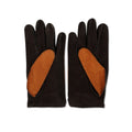 Driving Gloves - Berca Peccary Suede & Silver Steering Wheel