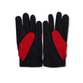 Driving Gloves - Berca Peccary Suede & Silver Steering Wheel