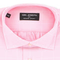 Prince of Wales Pink Double Cuff Shirt