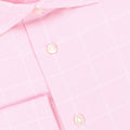 Prince of Wales Pink Double Cuff Shirt