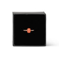Ring - Orange Moonstone & Pink Gold Finished