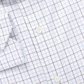 Shirt - Checkered Cotton Single Cuff Italian Collar