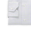 Shirt - Checkered Cotton Single Cuff Italian Collar