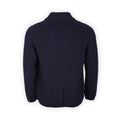 Blazer - Knitted Wool Single-Breasted Finished Sleeves