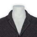 Blazer - Knitted Wool Single-Breasted Finished Sleeves