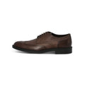 Derbies in Brown Grained Leather