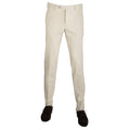 Twill Cotton Slim Pants – Beige