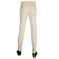 Twill Cotton Slim Pants – Beige