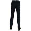 Microfancy Cotton Slim Pants – Navy
