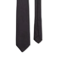 Tie - Dark Caviar Silk Sevenfold