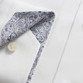 White Shirt – Paisley Details