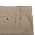 Microprinted Cotton Strech Pants – Beige