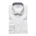 White Contrast Detail Shirt