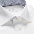 White Contrast Detail Shirt