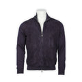 Bomber Jacket - Suede, Cashmere & Silk Zipped