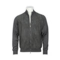 Bomber Jacket - Suede, Cashmere & Silk Zipped