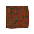 Cashmere Rust Pocket Square