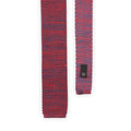 Tie - Bicolor Knitted Silk Square Cut