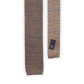 Tie - Bicolor Knitted Silk Square Cut