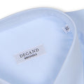 Plain Light Blue Double Cuff Shirt