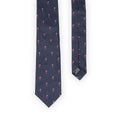 Tie - Lucky Horns Embroidered Silk