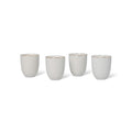 Teacup - NIPPON WHITE Set For 4 Porcelain