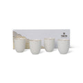 Teacup - NIPPON WHITE Set For 4 Porcelain