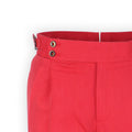 Pants - Two Pleats + Straps Viscose & Cotton