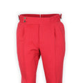Pants - Two Pleats + Straps Viscose & Cotton