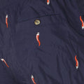 Swim Shorts - Red Chili Embroidered Nylon