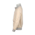 Bomber Jacket - Cotton Buttoned + Printed Interior