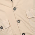 Bomber Jacket - Cotton Buttoned + Printed Interior