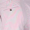 Bermuda Shorts - Striped Seersucker Cotton