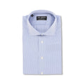 Striped White and Navy Shirt