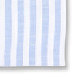 Large Striped White and Blue Slim Shirt