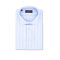 Striped Blue and White Slim Shirt