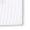 Striped Ecru, Brown and Navy Slim Double Cuff Shirt