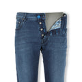 Jeans - J688 Jersey Cotton Stretch Royal Blue Patch