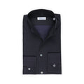 Shirt - AMALFI Honeycomb Textured Cotton Polso B Cuff