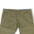 Bobby Safari Green Raso Stretch Vintage Pants