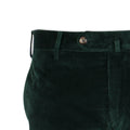 Bottle Green Large Ribbed Corduroy Slim Pants