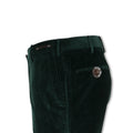 Bottle Green Large Ribbed Corduroy Slim Pants