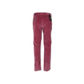 Pink Large Ribbed Corduroy Slim Pants