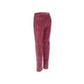 Pink Large Ribbed Corduroy Slim Pants