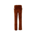 Rust Large Ribbed Corduroy Slim Pants