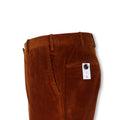 Rust Large Ribbed Corduroy Slim Pants