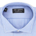 Striped Blue and White Slim Shirt