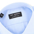 Plain Light Blue Poplin Slim Shirt